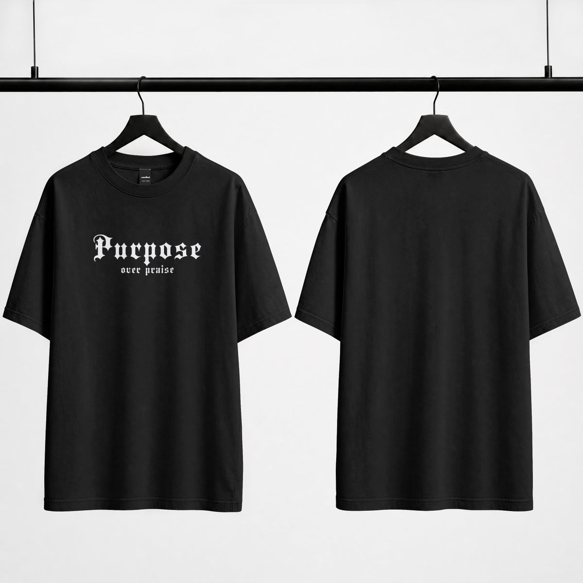 Purpose Over Praise Oversized Tee